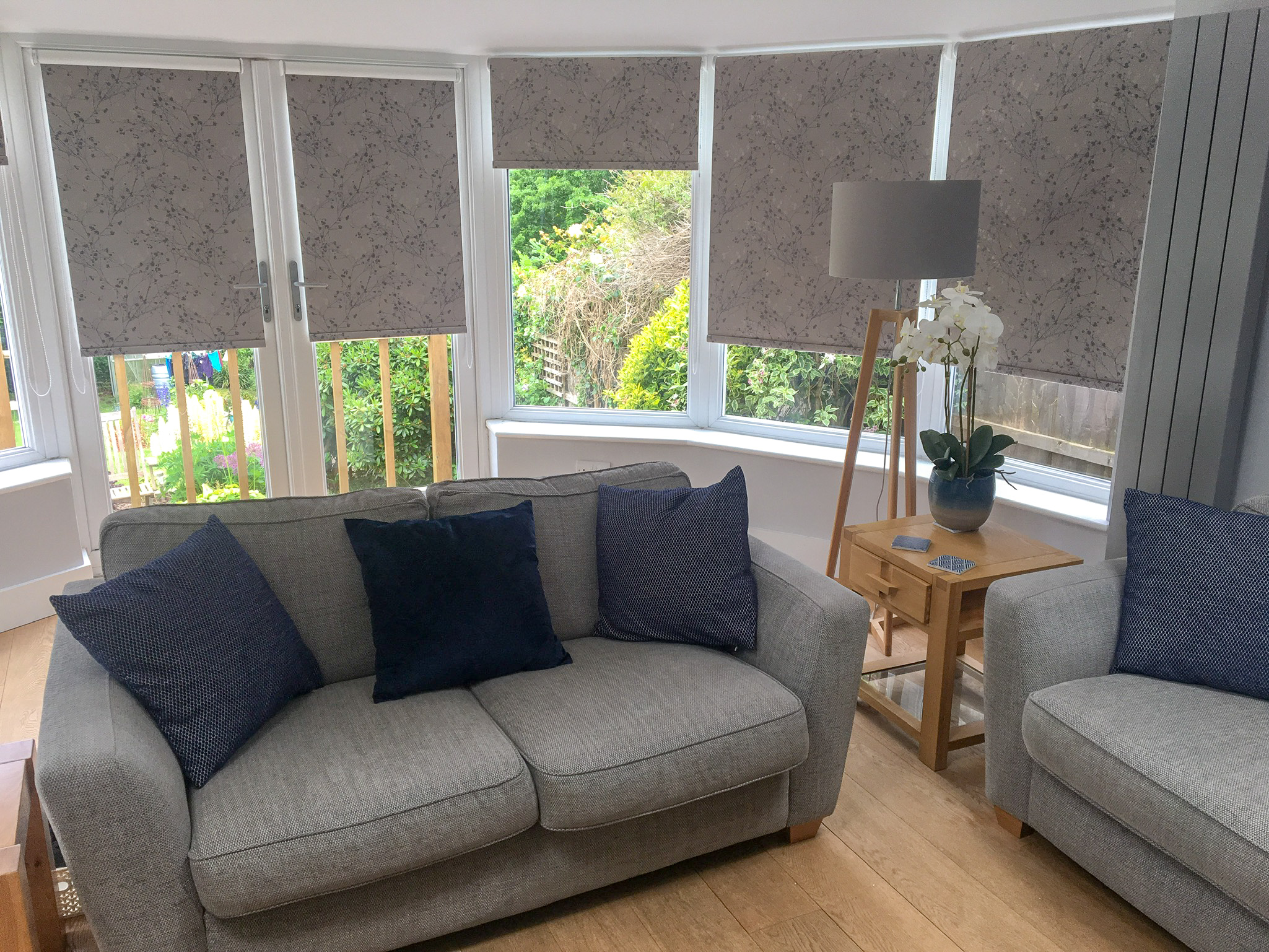 Image of Roller blinds installed by Winchester Blinds.