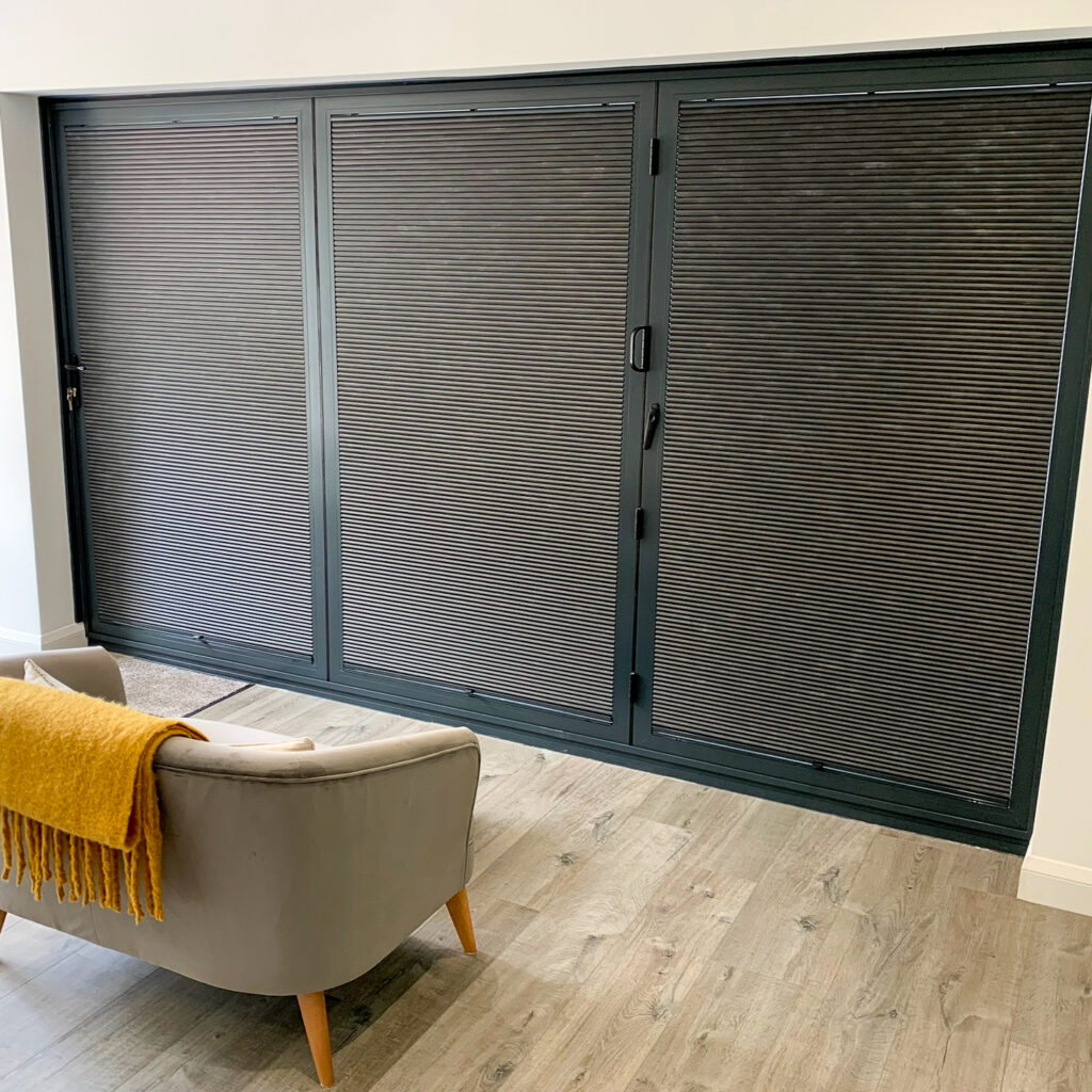 blackout bifold door blinds