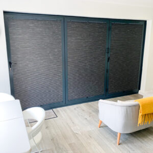 blackout pleated blinds